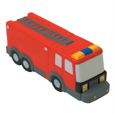 New Foam Fire Truck Shaped Stress Ball