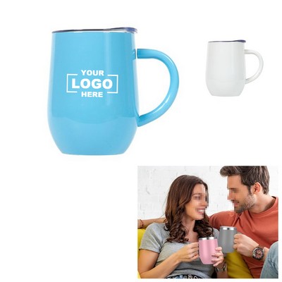 12oz Insulated Stainless Steel Mug with Handle