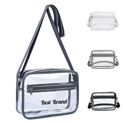 Vinyl Clear Crossbody Bag