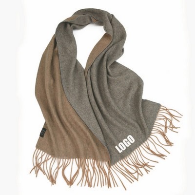 High Quality Wool Woven Pure Luxury 100% Cashmere Scarf for Women