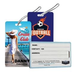 Hard Plastic Card Luggage Tag