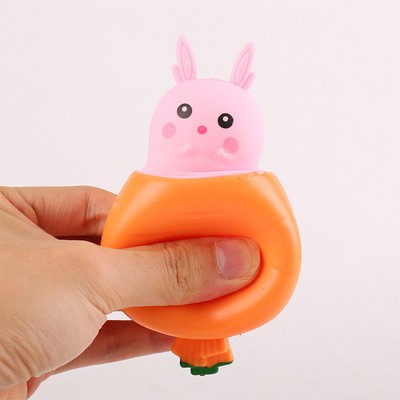 Rabbit In Carrot Squishy Stress Ball