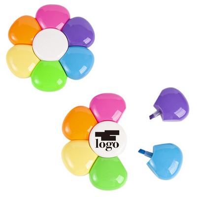 Flower Shape Watercolor Highlighter Pens