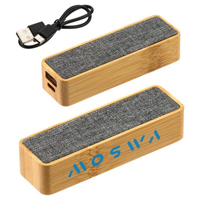 FSC® Bamboo/RPET 2000mAh Mini Power Bank