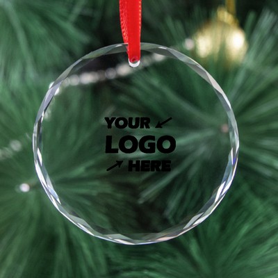 Round Glass Ornament