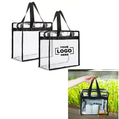 Clear Oversized Beach Tote Bag