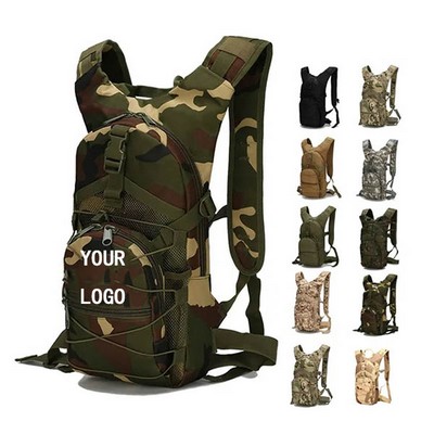 Tactical Hydration Pack Outdoor Hiking Cycling Hydro Bag