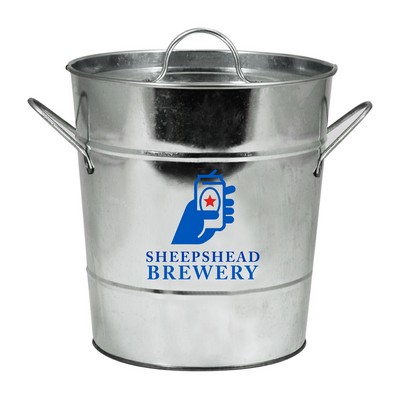 Twine Living® Galvanized Metal Ice Bucket