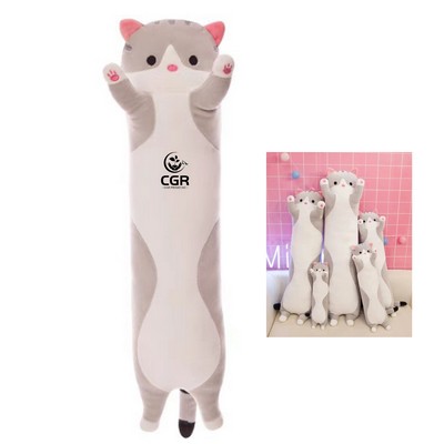 28'' Long Cat Plush Toy Pillow