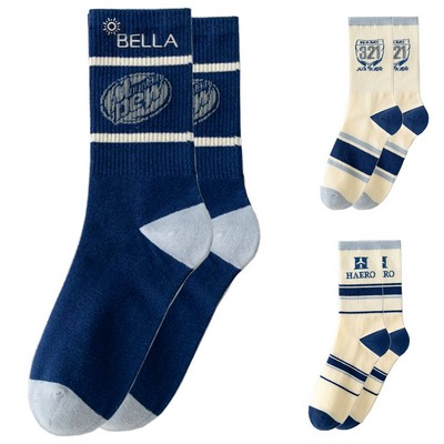 Cotton Men's sports sweat-wicking socks