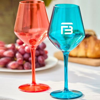 Tritan Plastic Wine Goblet Glasses