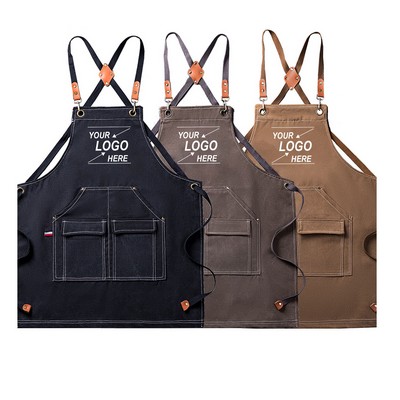 Heavy-Duty Canvas Adjustable Work Apron