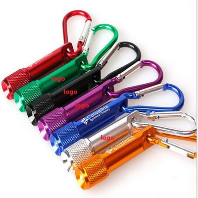 Super Bright LED Flashlight With Carabiner