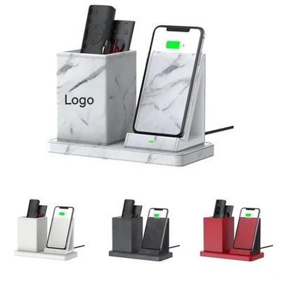 Office Wireless Charging Pen Holder