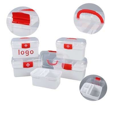 Transparent First Aid Box