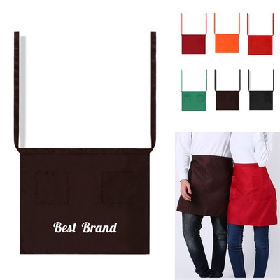 Short Bib Apron in Solid Color