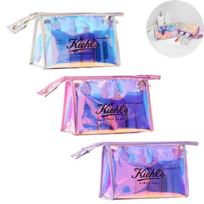 Holographic Iridescent Makeup Bag