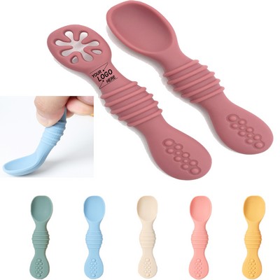 Silicone Baby Feeding Utensils 6-12 Months