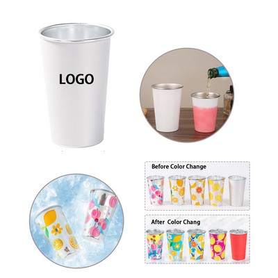 16Oz Color Changing Cup for Cold Drinks