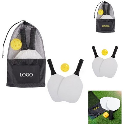 Promotional 3-Piece Pickleball Set with Custom Imprinted Bag