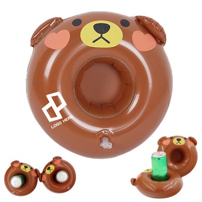 Bear Shape Inflatable Drink Can Holder