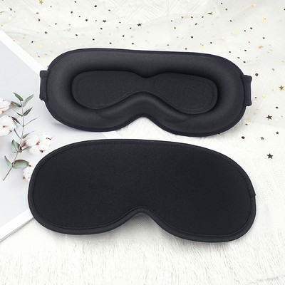 3D Lycra Nylon Memory Foam Weighted Sleep Eye Mask MOQ50PCS