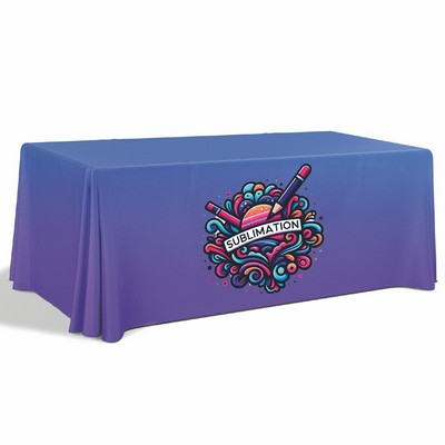 Premium 6' Draped Standard Table Cover (Full Color Dye Sublimation)