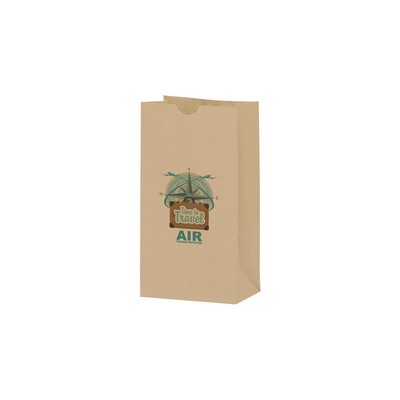 Natural Kraft 10# SOS Bag with Full Color Digital Print (6 9/16 x 4 1/16 x 13 15/16)