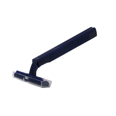 Navy Blue Twin Blade Razor