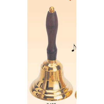 Brass Bell W/ Wooden Handle