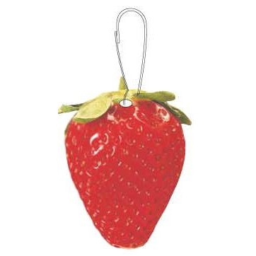 Strawberry Zipper Pull