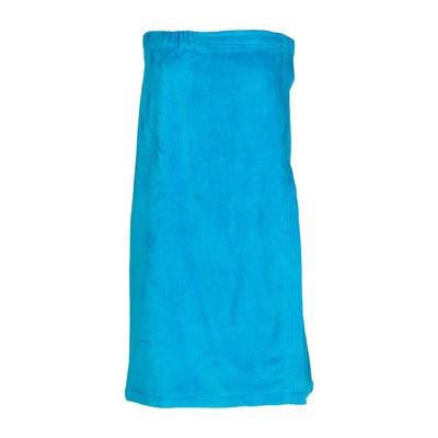 Women's Terry Velour Spa Towel Wrap (Color Spa Wrap, Embroidered)