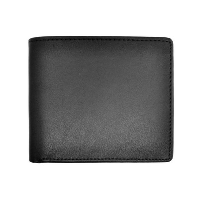 Men's Leather Removable ID Pass Case Wallet (3 1/2"x4 1/2"x3/4")