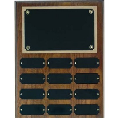 Perpetual, 12-Plate, Walnut Step Edge - 9" x 12"