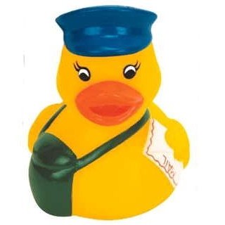 Mini Rubber Mailman Duck©