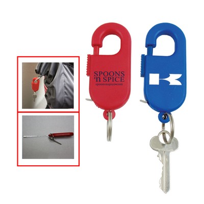 Spring Clip Tape Measure W/Key Chain (Close Out)