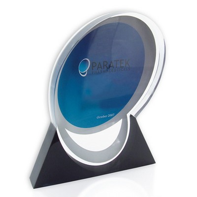 Logo Shape On Base Embedment/Award/Paperweight