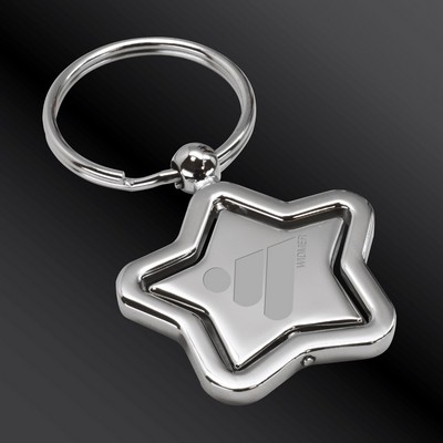 Vanderbilt Revolving Star Key Tag