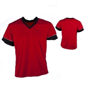 Adult Dazzle Cloth Soccer Jersey Shirt w/ V Neck Self Trim