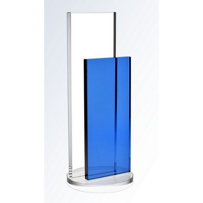 Crystal Blue Endeavor Award, Large (10"H)