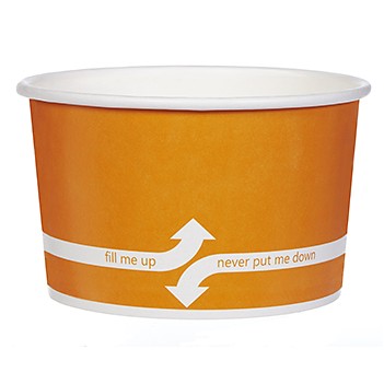 20 Oz. Paper Dessert/ Food Cup - Flexographic Printed