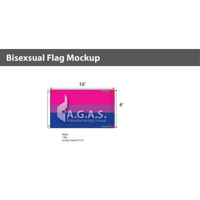 Bisexual Deluxe Flag 6'X10'