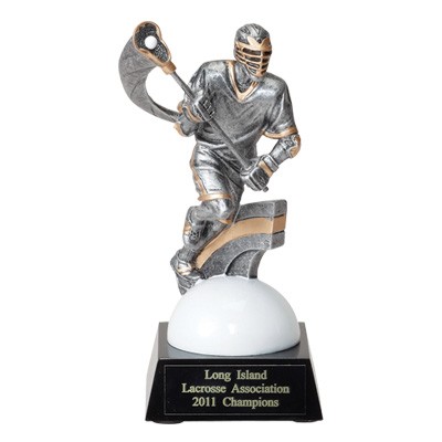 Resin Male Lacrosse Trophy