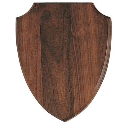 Genuine Walnut Shield (11" x 13")