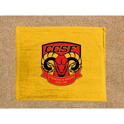 Athletic Gold Velour Rally Towel (15"x18")