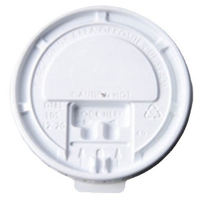 White Tear Back Lid (Fits 8 Oz. Paper Hot Cups)