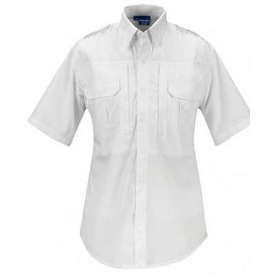 Propper® Men's White Poplin Tactical Short Sleeve Shirt