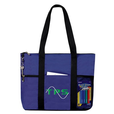 Deluxe Zipper Travel Tote