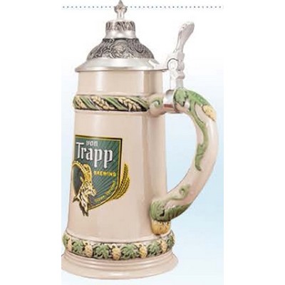 Custom Beige Beer Stein Mug