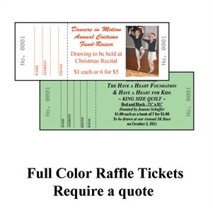 House Specialty Raffle Ticket